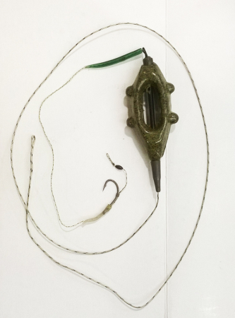 Monturi crap & accesorii - MONTURA CRAP LEADCORE PB DBL GRIPPA INLINE SOFT RIG NR 4