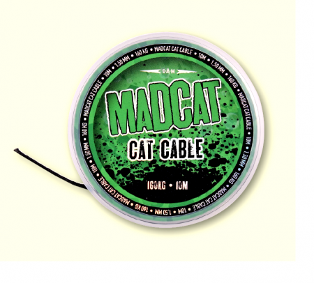 Fire textile pescuit rapitori - LEADER MADCAT CABLE 10M/1,35MM/160KG BLACK