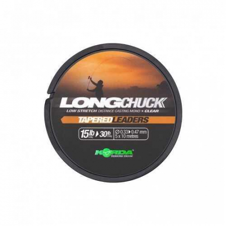 LEADER INAINTAS MONOFILAMENT KORDA LONGCHUCK 0.33-0.47MM [1]