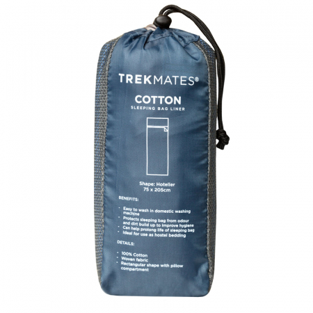 Lenjerie sac de dormit Trekmates PolyCotton Hotelier [1]