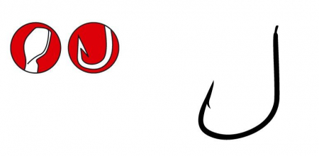 Carlige pescuit stationar - CARLIGE GAMAKATSU LS-1810N NICKEL 25 BUC / PLIC, NR 10