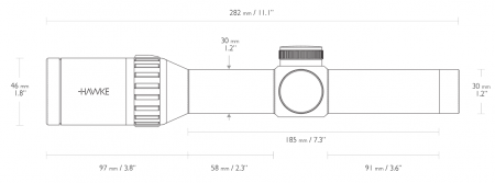 LUNETA HAWKE VANTAGE WA 1-4×24 L4A/IR/30MM [1]