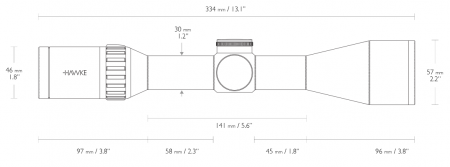 LUNETA HAWKE VANTAGE WA 2,5-10×50 L4A/IR/30MM [1]