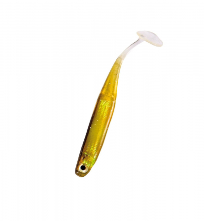 SPORTURI - SHAD NOMURA MINI REAL PLUSE 5CM/7G DARK YELLOW 5 BUC / PLIC