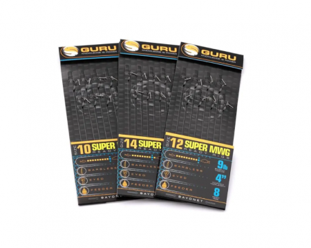 Carlige crap - MONT. BAYONET RIG CARLIG NR.12 022MM/10CM 8BUC/PL