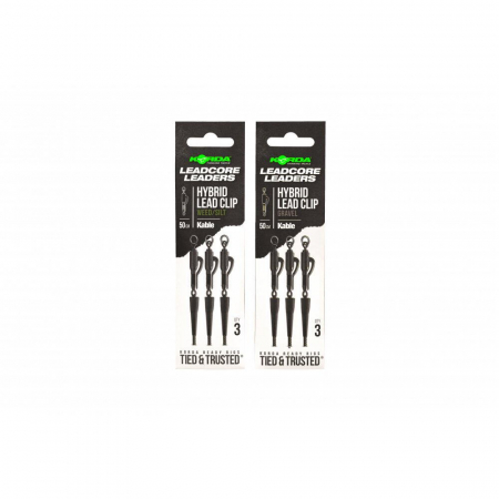 MONTURA KORDA KABLE HYBRID LEAD CLIP 50CM WEED [2]