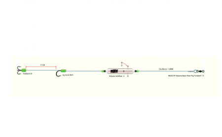SPORTURI - MONTURA MADCAT ADJUSTA P RIVER LIVEBAIT 1/0-6/0/160CM/20G