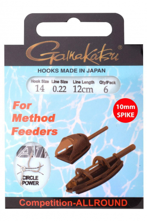 SPORTURI - MONTURA GAMAKATSU METHOD HAIR AD PCHR NR.10/0.25MM/12CM 6 BUC / PLIC