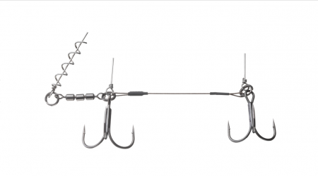 Carlige speciale rapitori - Montura Daiwa PX SCREW-IN SHALLOW RIG NR.3/0+2/0