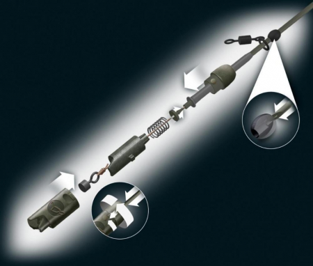 MONTURA PLUMB PIERDUT HELI SAFE KORDA, WEED [3]