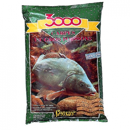 Nada groundbait pescuit - NADA SENSAS 3000 CARP RED, 1 KG