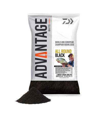 Nada groundbait pescuit - NADA DAIWA ALLROUND BLACK 1KG