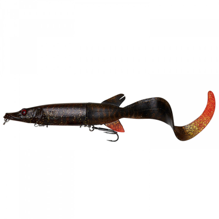 Pescuit la rapitori - SHAD SAVAGE GEAR 3D HYBRID PIKE 17CM/47G SLOW SINK MOTOR OIL