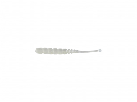 Naluci pescuit rapitori - GRUB MUSTAD AJI BALL TAIL 5 CM CLEAR LUMIN. S.GLITTER 12 BUC / PLIC