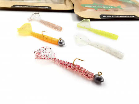 GRUB MUSTAD AJI FINESSE HILA 4,3 CM WHITE LUMINOUS 12 BUC / PLIC [1]