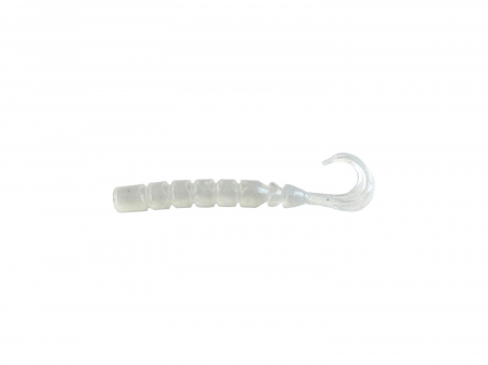 Naluci pescuit rapitori - GRUB MUSTAD AJI FINESSE MICRO 6,4 CM CLEAR LUMIN. S.GLITTER 12 BUC / PLIC