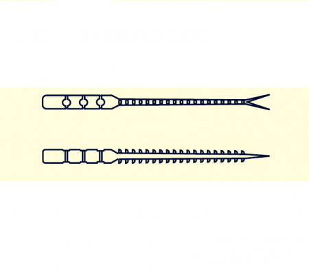 GRUB MUSTAD AJI MICRO BACHI 5 CM CLEAR CHARTREUSE 12 BUC / PLIC [1]