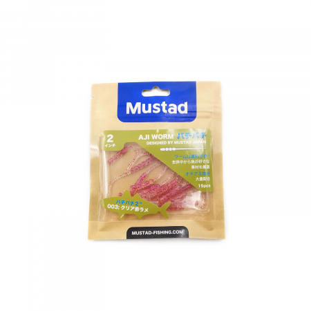 GRUB MUSTAD AJI MICRO BACHI 5 CM UV CLEAR PINK [2]