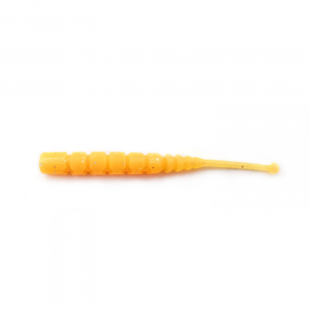 Naluci soft - GRUB MUSTAD AJI MICRO PLU 5 CM ORANGE GLOW GLITTER, 15 BUC / PLIC
