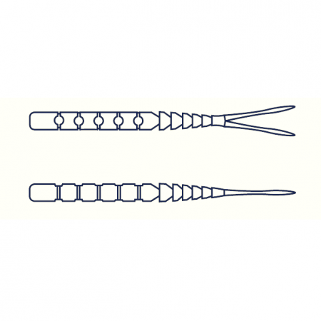 SHAD MUSTAD AJI SPLIT TAIL 5 CM MELI MELO 12 BUC / PLIC [2]