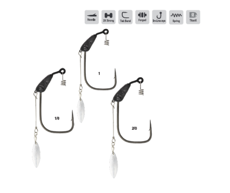 Carlige offset Mustad Infiltrator Blade lestate [2]