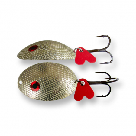 Pescuit la rapitori - OSCILANTA BERTI ARGINTATA POLLO PATRATE 7 GRAME