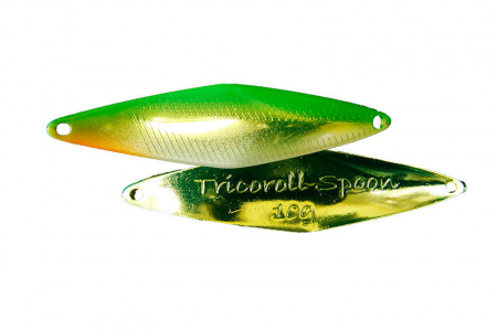 Oscilante - OSCILANTA JACKALL TRICOROLL 6,4CM / 10G FLASH CHARTREUSE