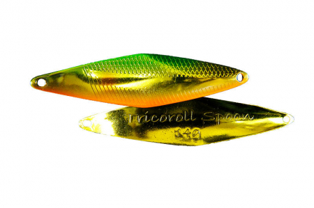 Oscilante - OSCILANTA JACKALL TRICOROLL 6,8CM / 14G GREEN GOLD AYU