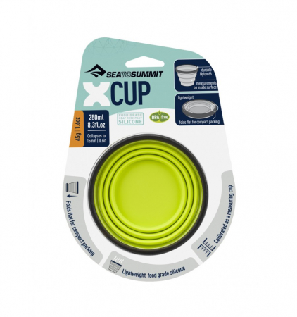 Pahar / cana pliabila 250 ml Sea To Summit X Cup lime [2]