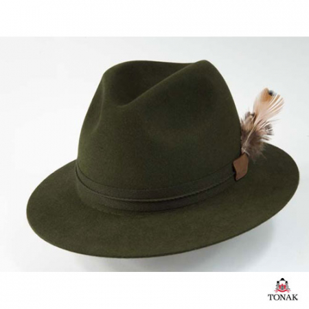 Palarii vanatoare - PALARIE VANATOR CU PANA CLASICA TONAK