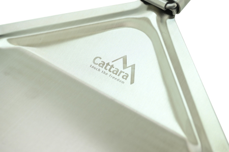 Paleta pliabila inox pentru pizza Cattara SS430, 24x33 cm [5]