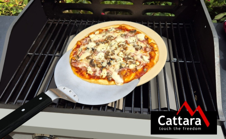 Paleta rotunda inox pentru pizza SS430 Cattara, diametru 25 cm [3]