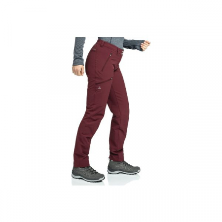 Pantaloni drumetie dama Schoffel Ascona warm dark burgundy [4]
