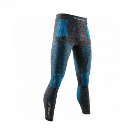 IMBRACAMINTE - PANTALONI TERMICI BARBATI X-BIONIC ENERGY ACCUMULATOR 4.0 DARK GREY MELANGE/BLUE