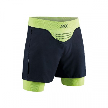 Pantaloni scurti - PANTALONI SCURTI BARBATI X-BIONIC EFFEKTOR 4D STREAMLITE OPAL BLACK/EFFEKTOR GREEN