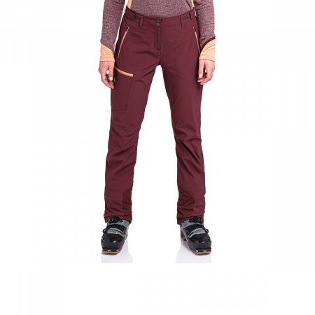 Pantaloni softshell / ski dama Schoffel Matrei dark burgundy [3]