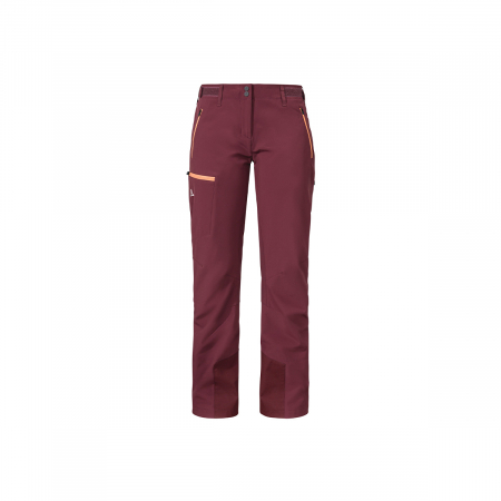 Pantaloni - Pantaloni softshell / ski dama Schoffel Matrei dark burgundy