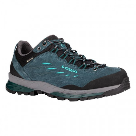 PANTOFI TREKKING DAMA LOWA DELAGO GTX LO PETROL/AQUAMARINE [1]