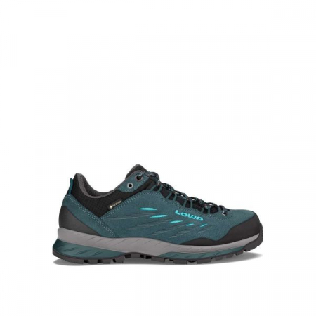 Pantofi sport - PANTOFI TREKKING DAMA LOWA DELAGO GTX LO PETROL/AQUAMARINE