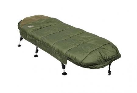 Paturi pescuit - SET PAT PROLOGIC CAMO CU SAC DE DORMIT AVENGER S, 6 PICIOARE, 190X70 CM