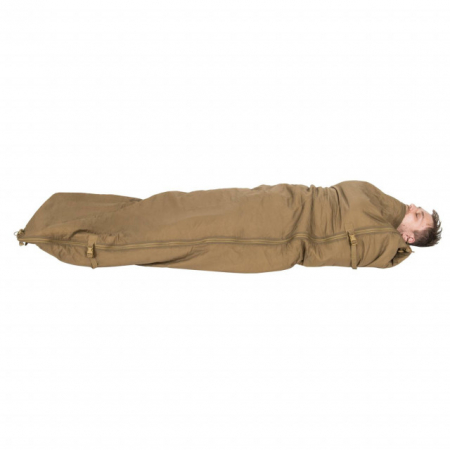 Patura multifunctionala Helikon Tex Swagman Roll Poncho Coyote Brown 145 x 200 cm [6]