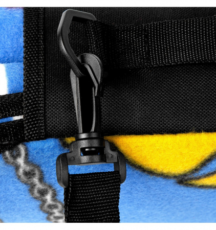 Patura picnic impermeabila 150x180 cm Spokey Picnic Amber, captusita cu aluminiu [5]