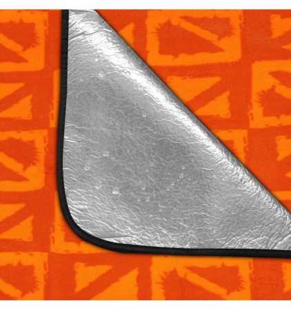 Patura picnic impermeabila 150x180 cm Spokey Picnic Apricot, captusita cu aluminiu [1]