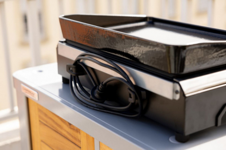 Plancha electrica Campingaz Electric 1XD, fonta emailata, curatare usoara, husa inclusa [7]