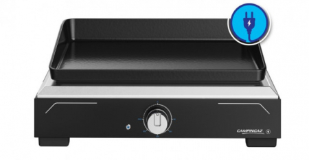 CASA & GRADINA - Plancha electrica Campingaz Electric 1XD, fonta emailata, curatare usoara, husa inclusa