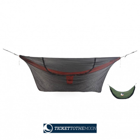 Plasa anti-insecte 360° Ticket to the Moon neagra, 300 x 130cm [0]