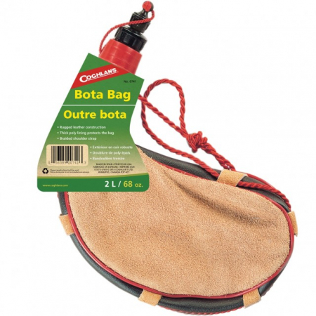 Bidoane - Plosca din piele pentru apa 2 L Coghlans