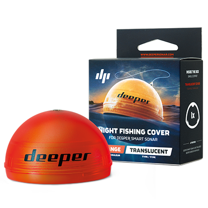 Sonare & GPS pescuit - PROTECTIE SONAR DEEPER NIGHT FISHING COVER ORANGE