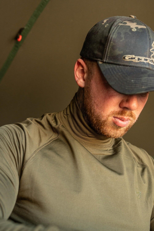 Pulover barbati Korda thermal mock neck ls dark olive [4]