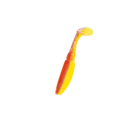 SPORTURI - SHAD NOMURA ROLLING 7,5CM/4G YELLOW RED GLITTER 10 BUC / PLIC